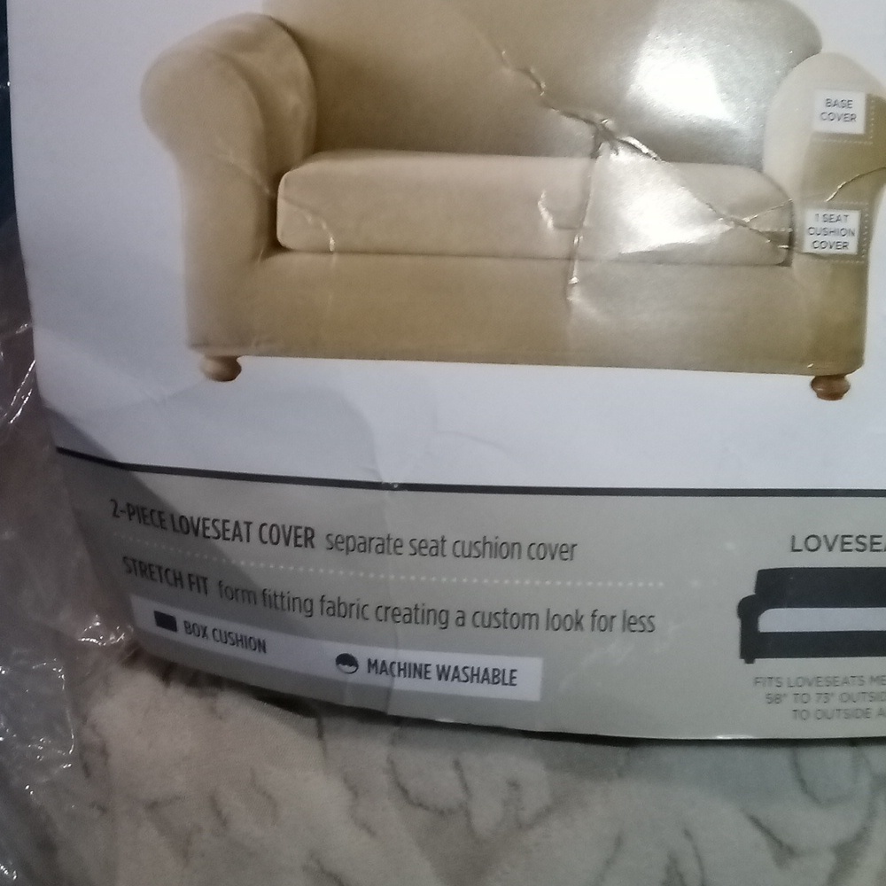 SureFit 2pc Loveseat cover